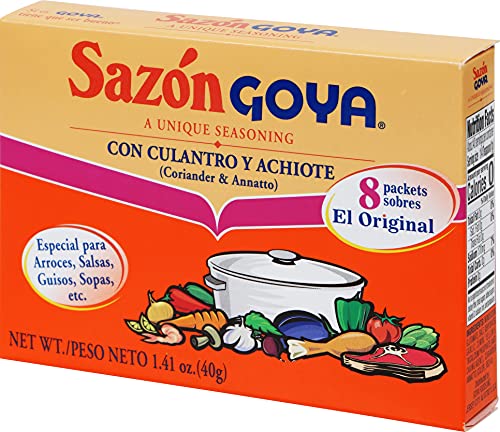 Goya Foods Sazón Seasoning with Coriander & Annatto