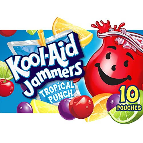 Kool-Aid Jammers Tropical Punch Kids Juice Drink - 20 Pouches