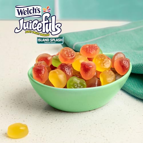 Welch's Juicefuls Fruit Snacks, Island Splash/Berry Blast, Bulk Pack
