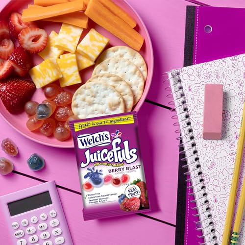Welch's Juicefuls Fruit Snacks, Island Splash/Berry Blast, Bulk Pack