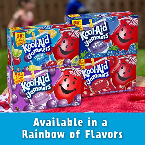 Kool-Aid Jammers Tropical Punch Kids Juice Drink - 20 Pouches