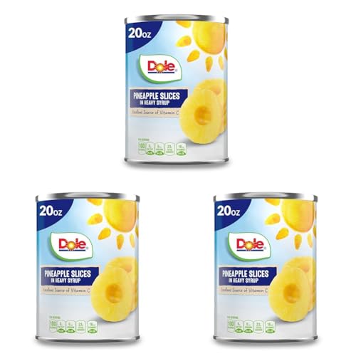 3 Pack Dole Pineapple Slices in Heavy Syrup