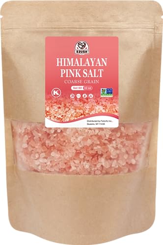 52USA Himalayan Pink Salt Coarse 2lb (907g) - Gourmet ℕatural Kosher Salt