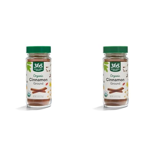 Whole Foods Market Organic Ground Cinnamon, 1.9oz (2-pack)