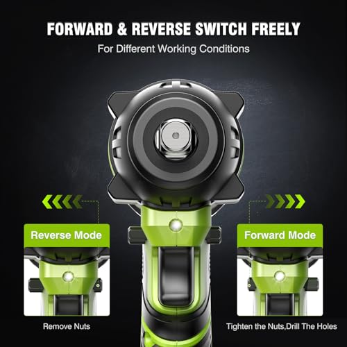 Robustrue Cordless Impact Wrench with High Torque Power