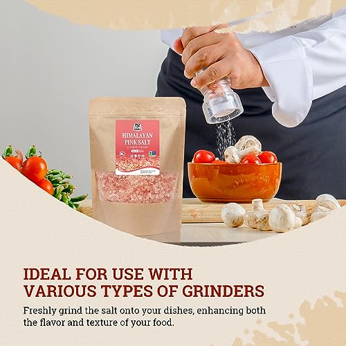 52USA Himalayan Pink Salt Coarse 2lb Grinder Size