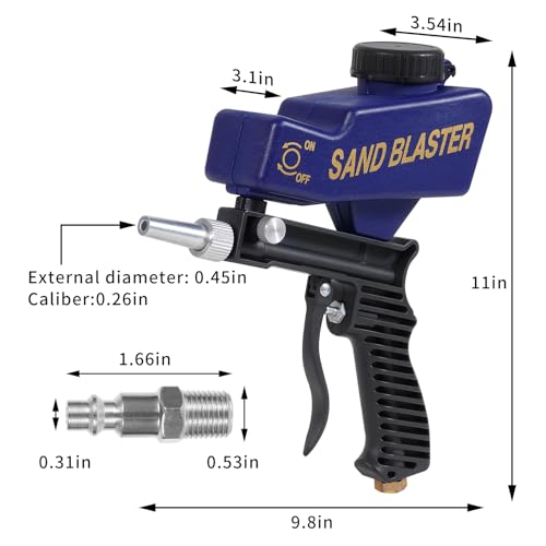Ziopetru Sand Blaster Gun - Versatile Handheld Tool