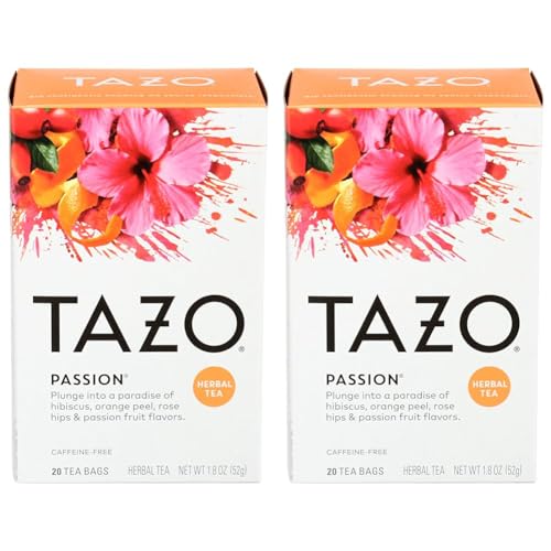 Tazo Passion Herbal Tea, 20 ct x 2