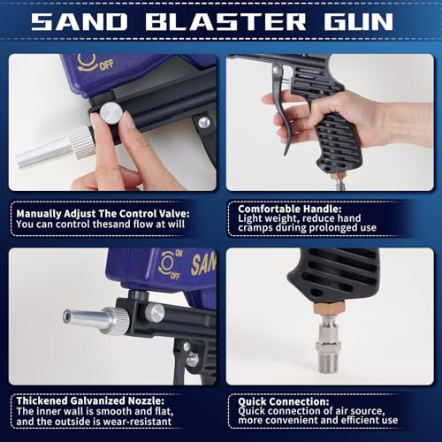 Ziopetru Sand Blaster Gun - Versatile Handheld Tool