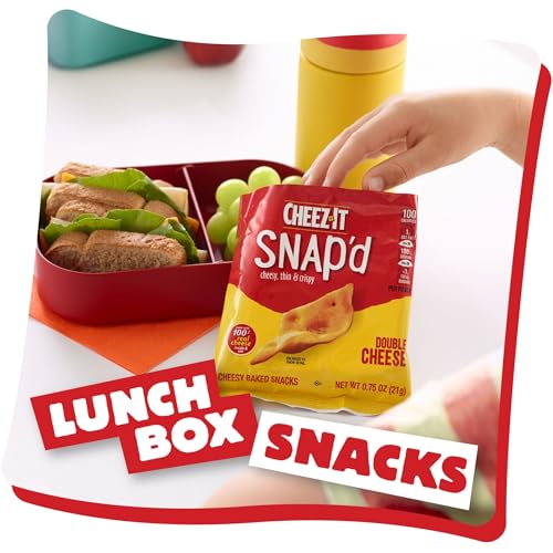 Cheez-It Double Cheese Snap'd Cracker Chips, 9oz Box