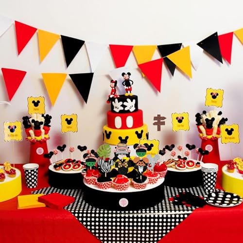 Safari Minnie Mouse Cupcake Toppers - Jungle Theme