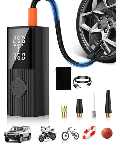 Portable Wireless Air Compressor Pump for Car and Bike