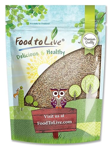 Caraway Seeds, 2 Ounces – Whole Raw Dried Caraway Seeds, Kosher and Vegan, Bulk Savory Spice. Rich in Dietary Fiber and Minerals. Perfect for Rye Bread, Used as Seasoning for Vegetable Dishes.