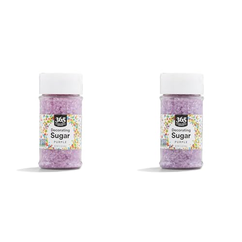 365 by Whole Foods Market, Purple Decorating Sugar, 3.3 Ounce (Pack of 2)