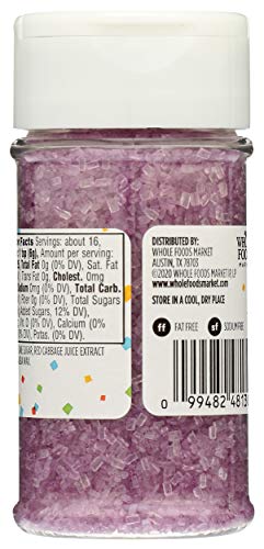 365 by Whole Foods Market, Purple Decorating Sugar, 3.3 Ounce (Pack of 2)