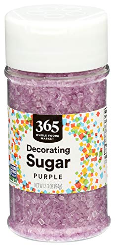 365 by Whole Foods Market, Purple Decorating Sugar, 3.3 Ounce (Pack of 2)