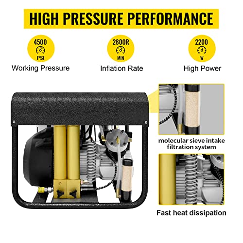TUDIVING High Pressure PCP Air Compressor - Auto Stop