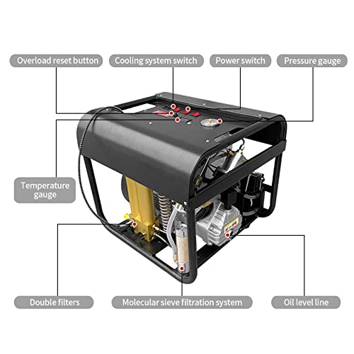 TUDIVING High Pressure PCP Air Compressor - Auto Stop