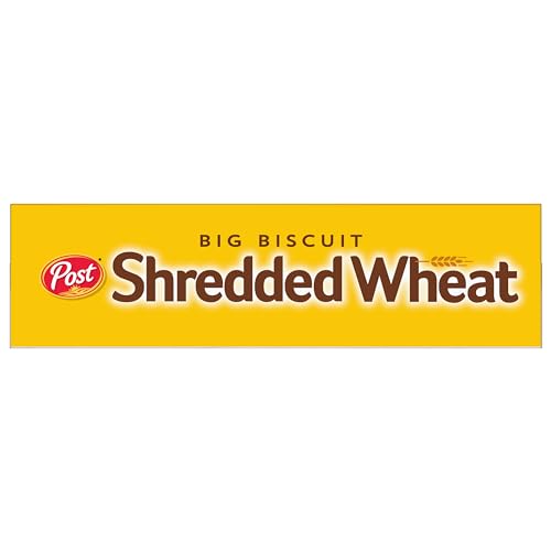 Shredded Wheat Big Biscuit, Whole Grain, Non-Gmo, Heart Healthy Breakfast Cereal, 15 Oz (Pack of 2)