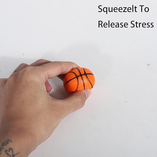 10 PCS Basketball Cupcake Toppers 3D Basketball Cupcake Topper Decorations for Sports Theme Baby Shower Kids Birthday Party Cake Decorations Supplies