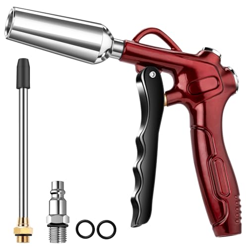 Powerful High Volume Air Blow Gun with Retro Red Nozzle