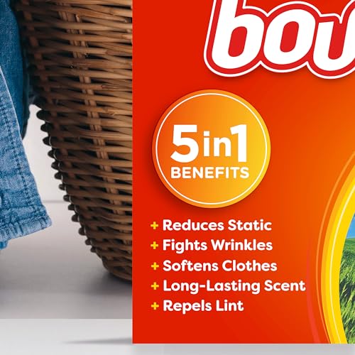 Bounce Dryer Sheets Laundry Fabric Softener, Outdoor Fresh, 240 Count