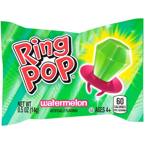Ring Pop Bulk Candy Lollipop Variety Party Pack -20 Count Lollipops w/ Assorted Flavors - Fun Candy For Birthdays, Party Favors, Pool Parties, 4th of July & Summer Fun - Summer Treats Loved by Kids