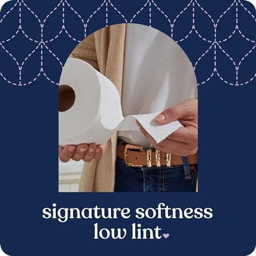 Quilted Northern Ultra Plush Toilet Paper, 6 Mega Rolls = 24 Regular Rolls, 3X Thicker*, 3 Ply Soft Toilet Tissue (Packaging May Vary)