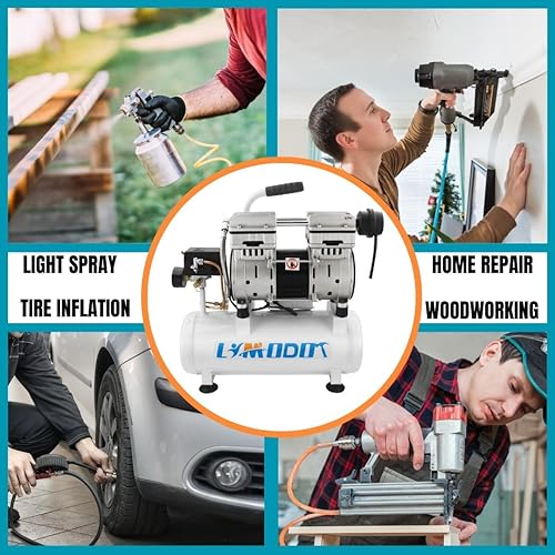 Limodot Portable Air Compressor, Ultra Quiet, 2 Gallon