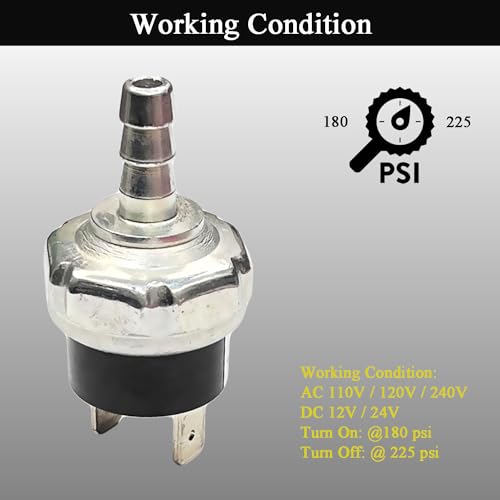 Micro Pressure Power Switch for Dewalt Porter Air Compressor