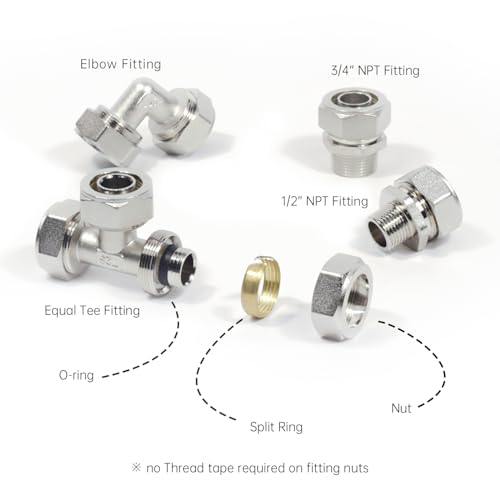 Compressed Air Piping System - 3/4 Inch x 100 ft