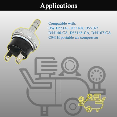 Micro Pressure Power Switch for Dewalt Porter Air Compressor