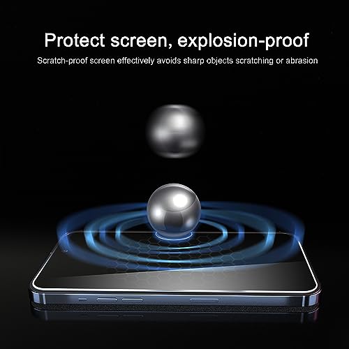 Ailun Glass Screen Protector for iPhone 16 / iPhone 15 / iPhone 15 Pro [6.1 Inch] Display 3 Pack Tempered Glass, Dynamic Island Compatible, Case Friendly [Not for iPhone 16 Pro 6.3 Inch]