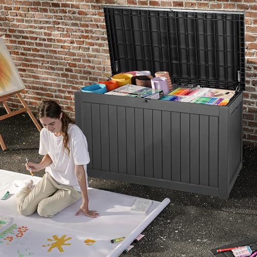 230 Gallon Weather Resistant Resin Outdoor Storage Box