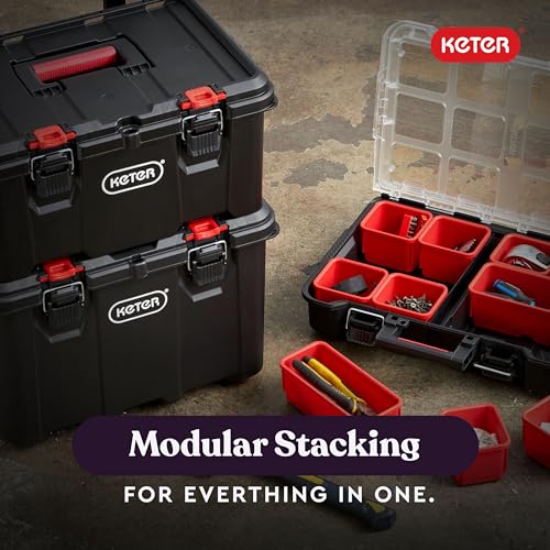 Keter Stack-n-Roll Mobile Tool Storage System