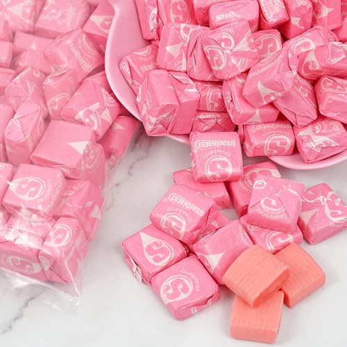 All Pink Fruit Chews Candy, 2.07 Ounce Packs (Pack of 3), Pink Candy Individually Wrapped