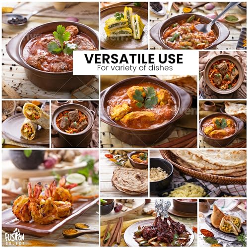 Fusion Select Cinnamon Sticks - Whole Canela Bark Pieces for Asian, Indian, & Middle Eastern Cuisine - Herbs & Spices for Baking & Cooking - Packed in a Clear Resealable Pouch - 4 oz