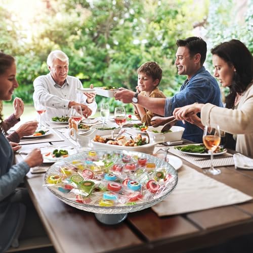 Fruit Slices Candy - Hard Candy Bulk Net 1 LB Bag (Approx. 150 pcs) of Individually Wrapped 10 Classic Tropical Fruit Flavors Assortment - Great for Candy Buffet - Office Candy - Treat Bags