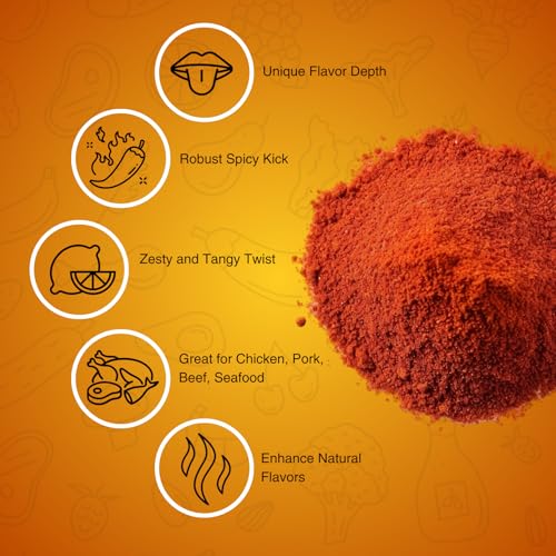 K-Town Krack - Hot Chicken Dust Seasoning - Chicken Wing Seasoning & Spicy Seasoning for Chicken, Beef, Pork, Fish - All-Purpose Seasoning, Spice Rub, BBQ Rub & Spicy Wing Dust Seasoning 5oz