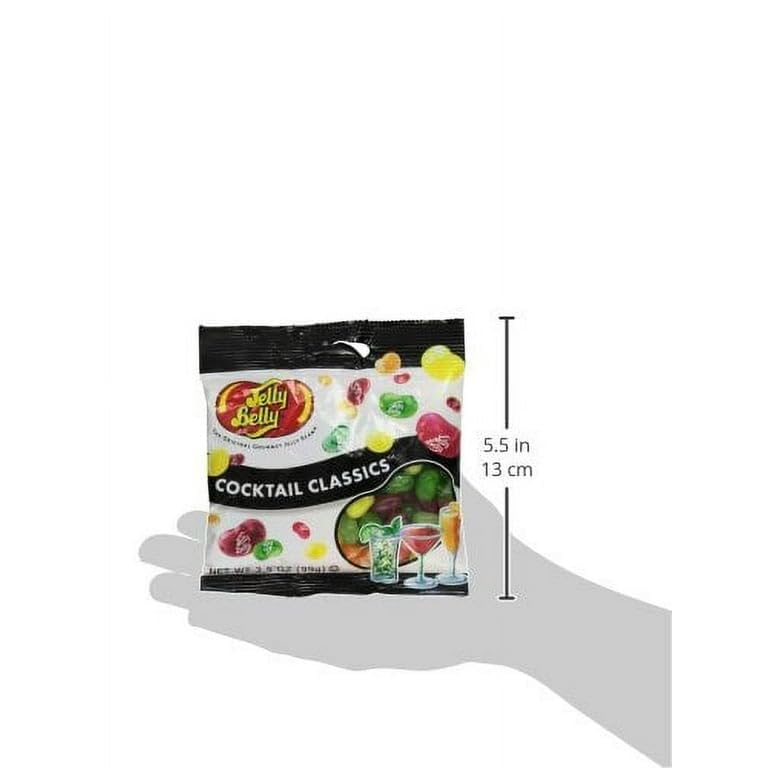 (2 PACK) Cocktail Classics Jelly Beans - 3.5oz each - Mix, Mingle, and Savor the Flavor! Perfect Candy Mix for Happy Hours and Sweet Snacking- Included One Think FWD Candy ZipBag (Cocktail-2 Bags)