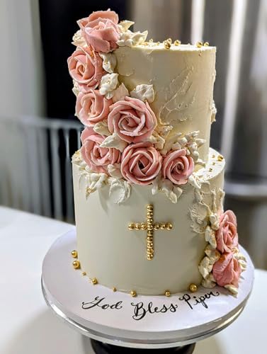 Edible Gold Pearls Sugar Sprinkles 120g/4.23 oz, Mix size Candy Pearl for Cake Decorating and Cupcake Toppers, Cookie Decorations Topping, Wedding Shower Party Valentines Halloween Christmas