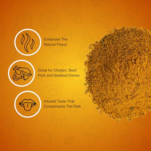 K-Town Krack - Ranch Chicken Dust Seasoning - Ranch Seasoning & BBQ Rub Seasoning for Chicken, Beef, Pork, Fish - All-Purpose Seasoning, Spice Rub, Ranch Seasoning Powder & Ranch Topping