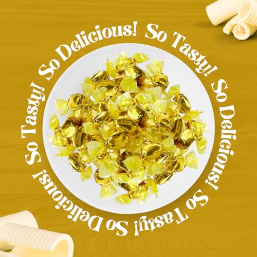 Butter 'N Cream Hard Candy - Individually Wrapped Butter'n Cream Bonbons by Lecsa Specialty Snacks 140g/ 4.9oz (Butter Cream)