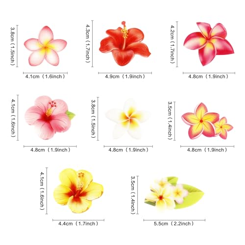 Ercadio 40 PCS Edible Wafer Paper Flowers Cupcake Toppers Summer Theme Flowers Cupcake Picks Edible Flowers Cake Decorations for Flowers Theme Wedding Party Kids Birthday Party Cake Supplies