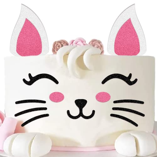 Cat Cake Decorations - Cute and Fun Themed Cake Toppers for Birthdays, Parties, and Celebrations - Perfect for Pet Lovers and Feline-Inspired Events