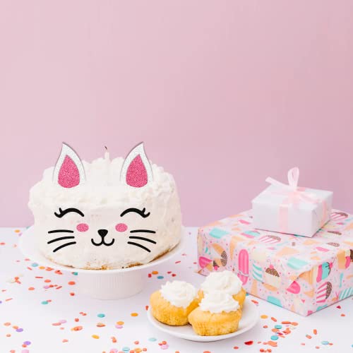 Cat Cake Decorations - Cute and Fun Themed Cake Toppers for Birthdays, Parties, and Celebrations - Perfect for Pet Lovers and Feline-Inspired Events