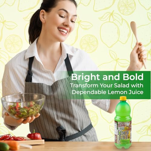 Dependable Food Lemon Juice - 32 Fl. Oz.- Reconstituted Juice for Flavoring, Dressings, Marinades & More - Kosher Certified