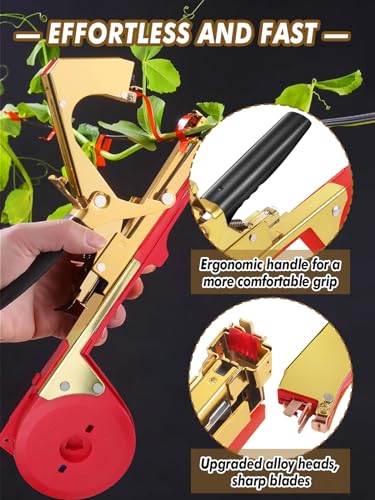Plant Tying Machine with Tape Tool for Garden Plants