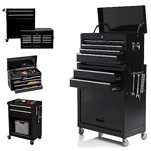 Eco Home Rolling Tool Box with 8 Drawers