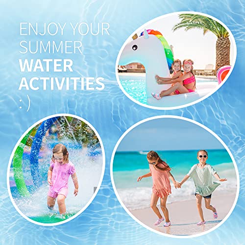 ATHMILE Toddler Water Shoes for Kids Boys Girls，Swim Quick Dry Aqua Socks Little Kid Baby Youth Children Non-Slip for Beach Pool Outdoor Sports Walking